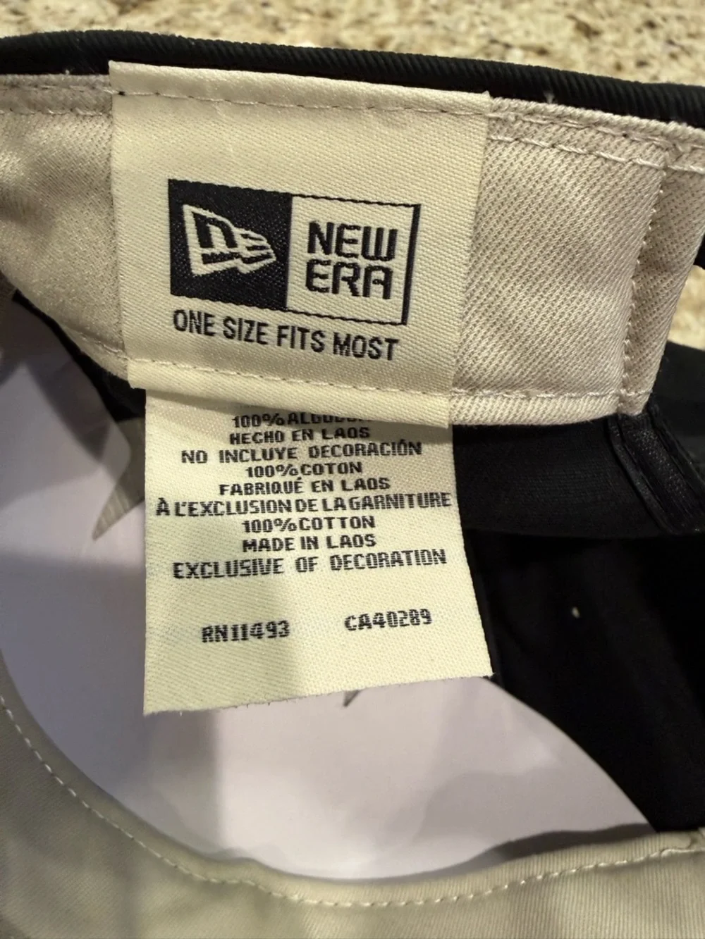 Chicago White Sox New Era x Fear of God 9FORTY Adjustable Hat - Black